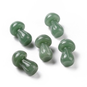 Aventurine Green Polished Mushroom H: 3.5 x W: 2cm Aventurine Green Polished Mushroom H: 3.5 x W: 2cm